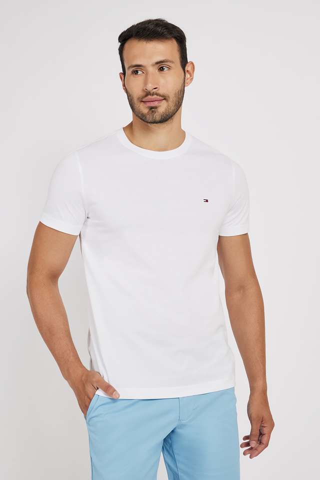 Solid-Cotton-Round-Neck-Men-s-T-Shirt