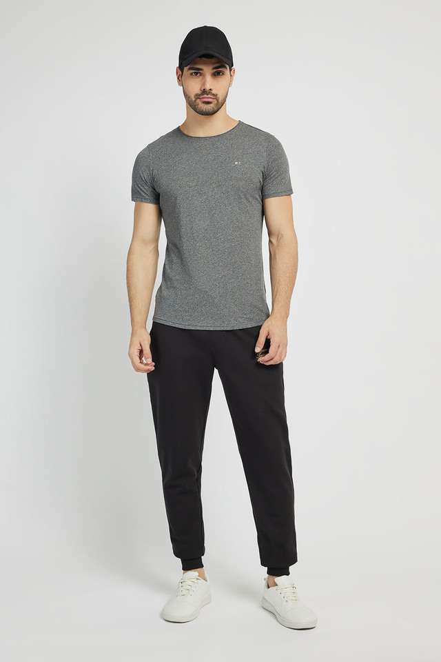 Solid-Cotton-Slim-Fit-Men-T-Shirt