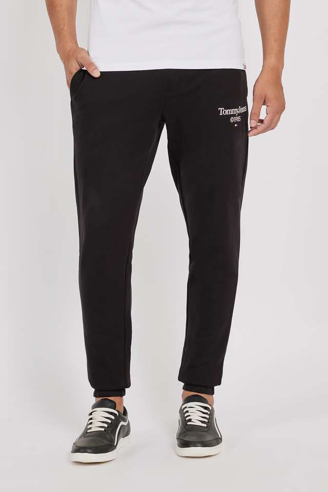 Solid-Cotton-Slim-Fit-Men-s-Track-Pants