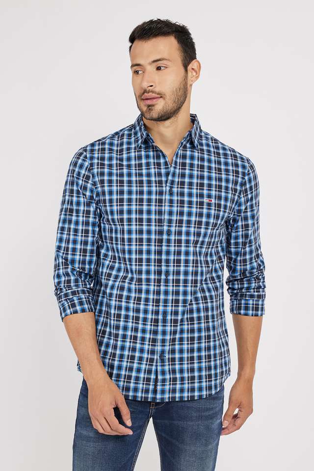 Solid-Cotton-Regular-Fit-Men-s-Casual-Shirt