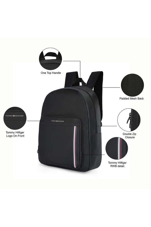 Zipper-Polyester-Men-s-Backpack
