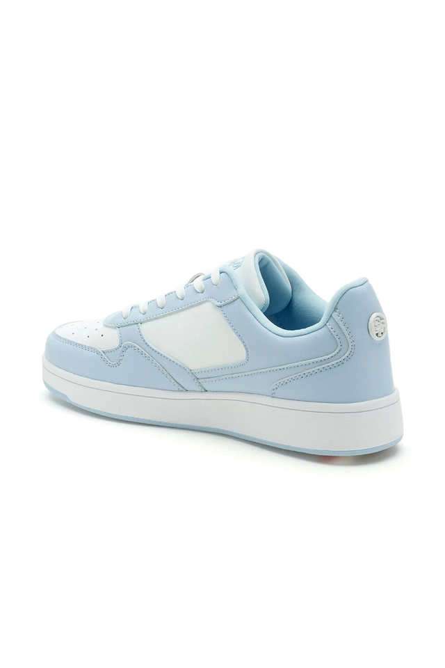 Buy Polo Light Blue Nova PU Lace Up Women's Sneakers