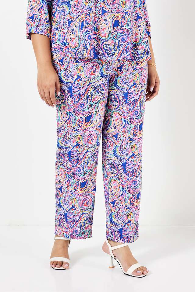 Plus-Size-Regular-Fit-Full-Length-Rayon-Women-s-Casual-Wear-Culottes