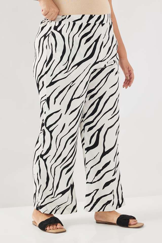 Plus-Size-Regular-Fit-Full-Length-Polyester-Women-s-Casual-Wear-Culottes