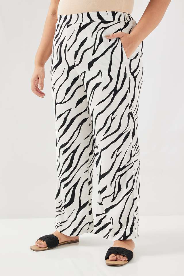 Plus-Size-Regular-Fit-Full-Length-Polyester-Women-s-Casual-Wear-Culottes