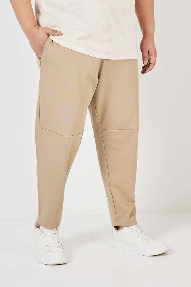 Plus-Size-Textured-Blended-Regular-Fit-Men-s-Joggers