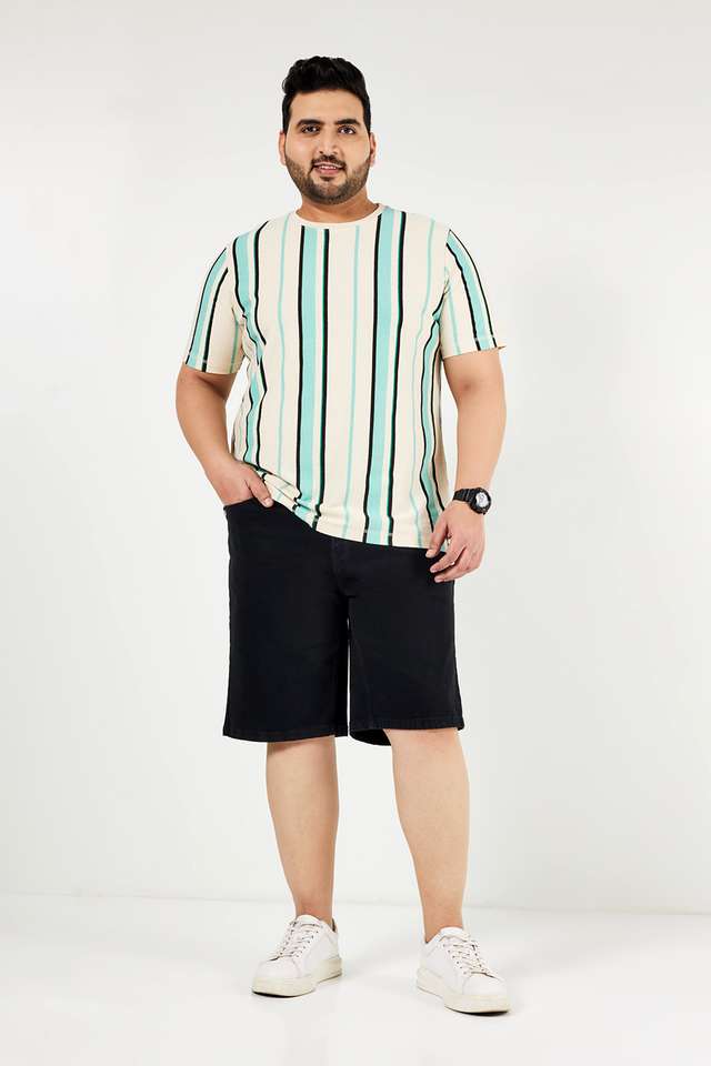 Stripes-Cotton-Regular-Fit-Men-T-Shirt