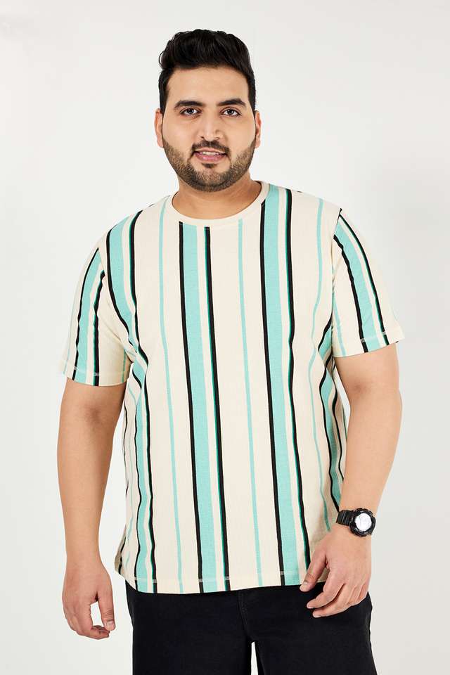 Stripes-Cotton-Regular-Fit-Men-T-Shirt