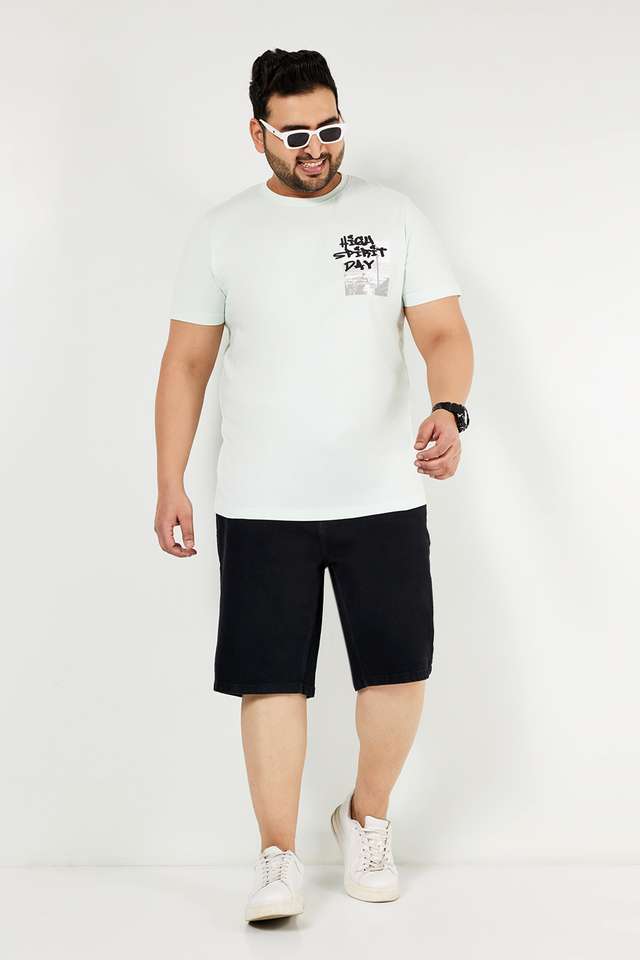 Plus-Size-Graphic-Print-Cotton-Crew-Neck-Men-s-T-Shirt
