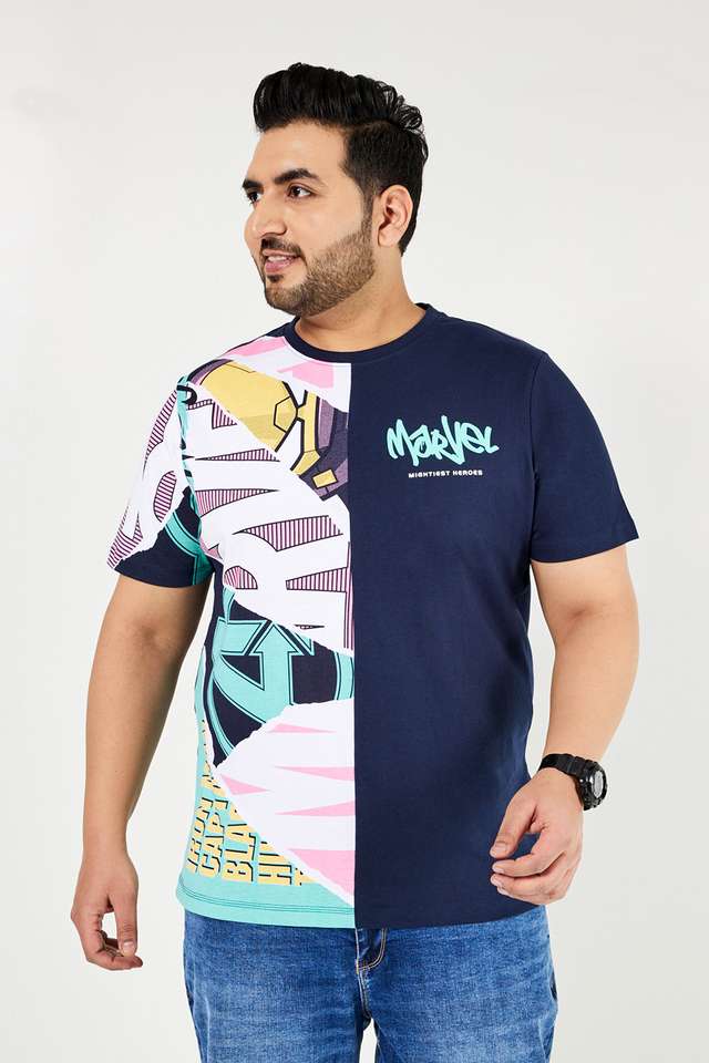 Character-Print-Cotton-Regular-Fit-Men-T-Shirt