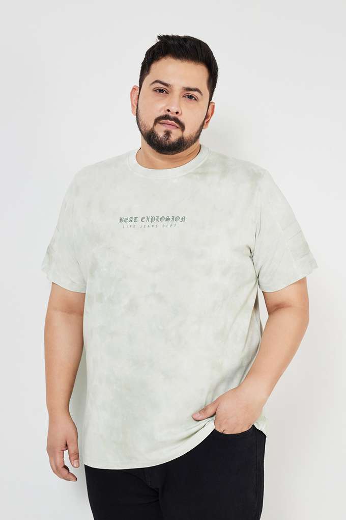 Plus-Size-Tie-&-Dye-Cotton-Crew-Neck-Men-s-T-Shirt