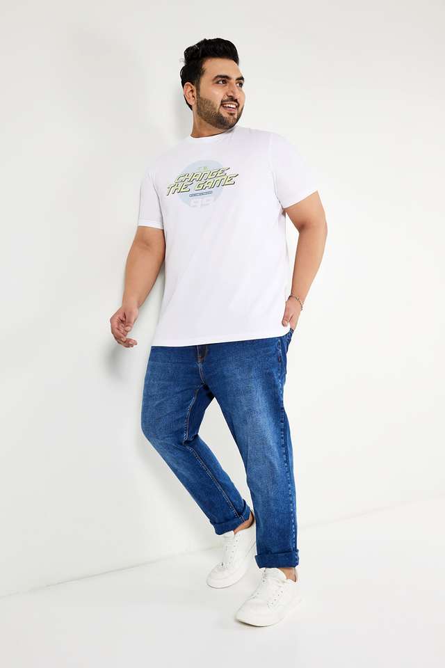 Typographic-Blended-Fabric-Regular-Fit-Men-T-Shirt