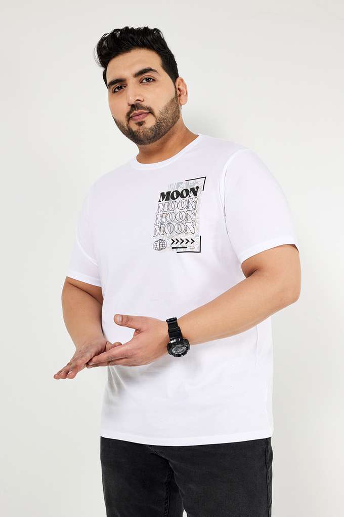 Plus-Size-Graphic-Print-Cotton-Crew-Neck-Men-s-T-Shirt