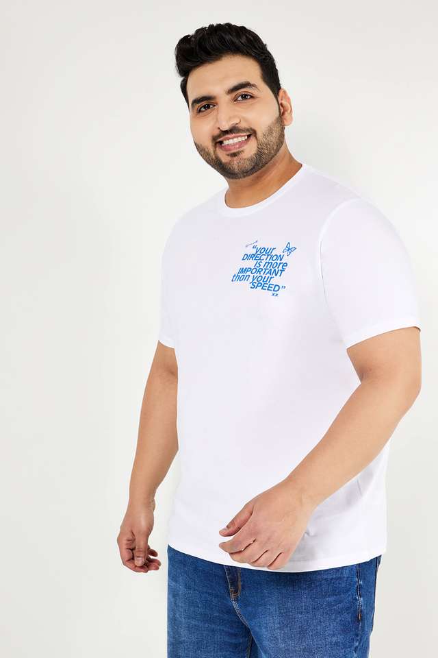 Plus-Size-Graphic-Print-Cotton-Crew-Neck-Men-s-T-Shirt