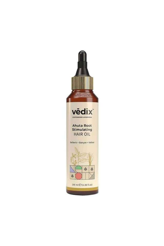 Ahuta-Root-Stimulating-Hair-Oil-With-Berberis-+-Banyan-+-Vetiver---100-ml
