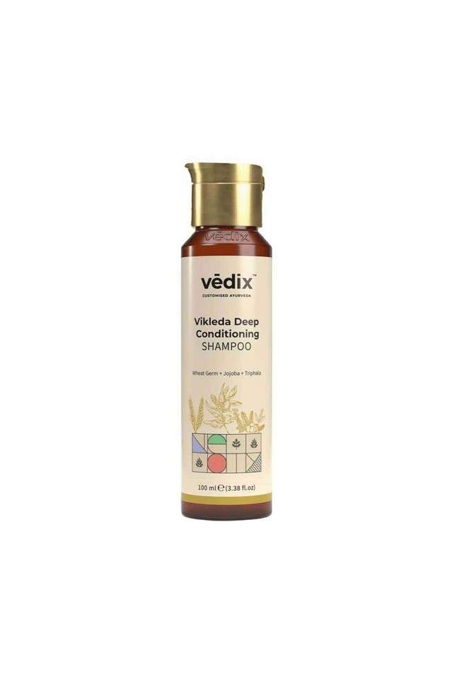 Vikleda-Deep-Conditioning-Shampoo-For-Dry-Hair-With-Wheat-Germ-+-Jojoba-+-Triphala---100-ml