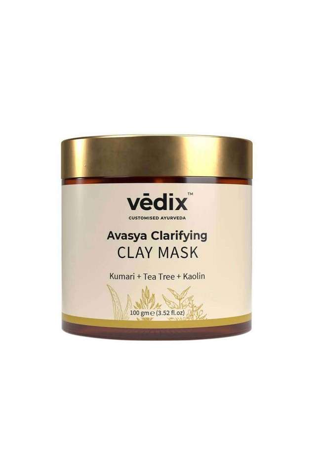 Avasya-Clarifying-Clay-Mask-For-Acne-Prone-Skin-With-Kumari-+-Tea-Tree-+-Kaolin---100-gm