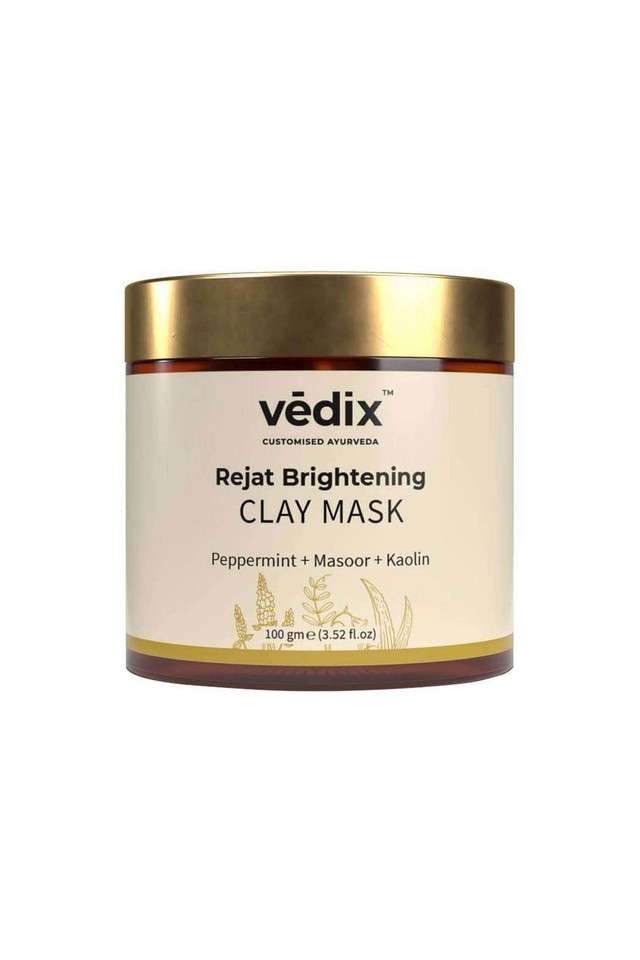 Rejat-Brightening-Clay-Mask-For-Tanned-Skin-With-Masoor-+-Peppermint-+-Kaolin---100-gm