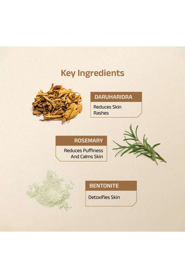 Samdha-Firming-Facial-Clay-Mask-For-Ageing-Skin-With-Daruharidra-+-Rosemary-+-Bentonite---100-gm