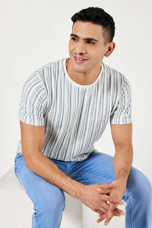 Stripes-Cotton-Round-Neck-Men-s-T-Shirt