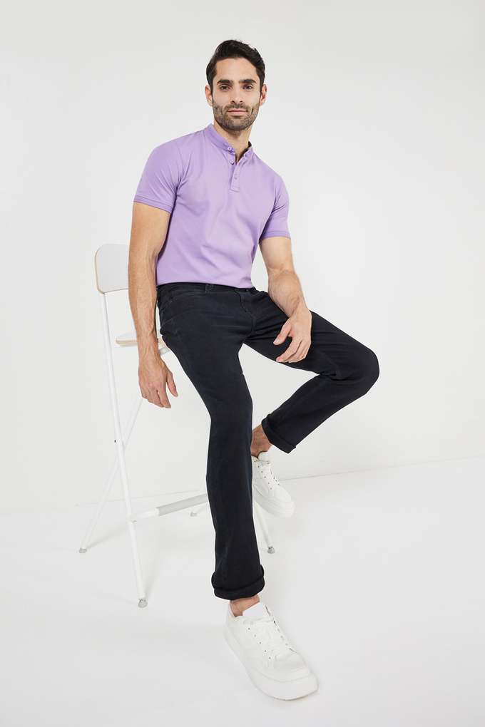 Solid-Cotton-Polo-Men-s-T-Shirt