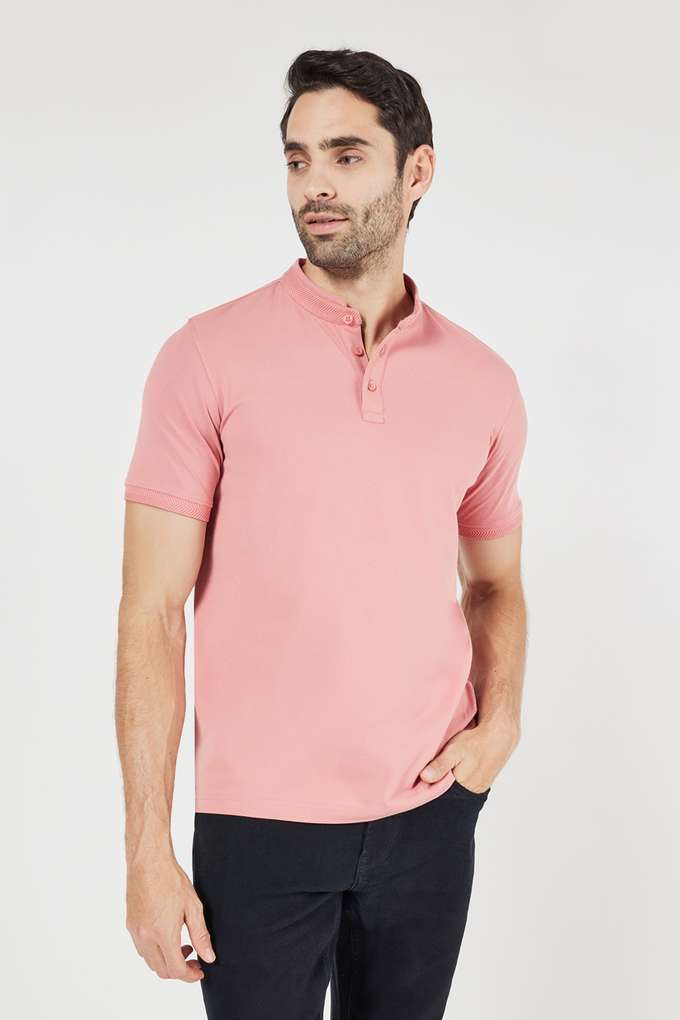Solid-Cotton-Polo-Men-s-T-Shirt
