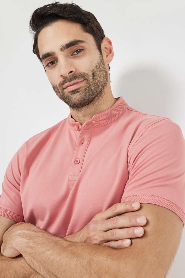 Solid-Cotton-Polo-Men-s-T-Shirt
