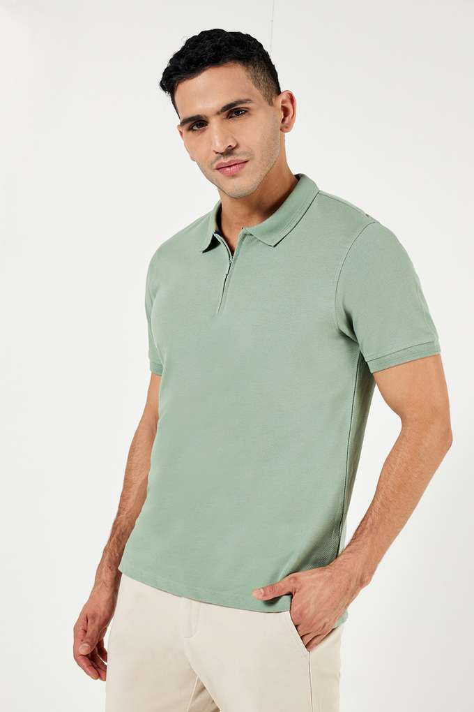 Solid-Cotton-Polo-Men-s-T-Shirt