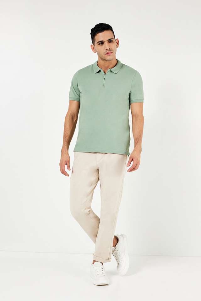 Solid-Cotton-Polo-Men-s-T-Shirt