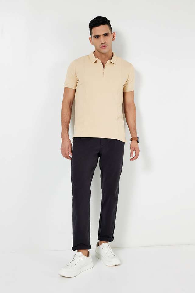 Solid-Cotton-Polo-Men-s-T-Shirt