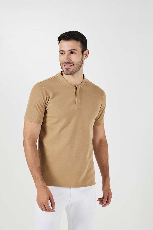 Solid-Cotton-Polo-Men-s-T-Shirt