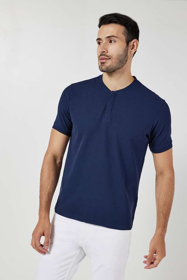 Solid-Cotton-Polo-Men-s-T-Shirt