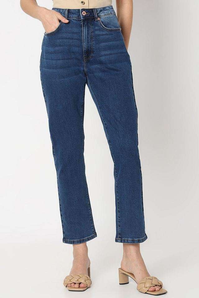 High-Rise-Cotton-Straight-Fit-Women-s-Jeans