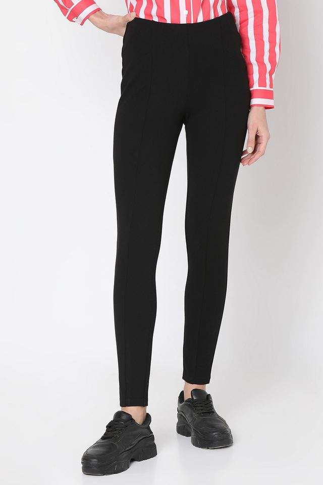 High-Rise-Viscose-Skinny-Fit-Women-s-Jeggings