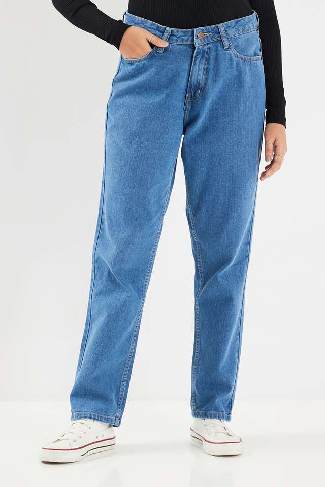 intune Solid Denim Regular Fit Women's Jeans-picture-13