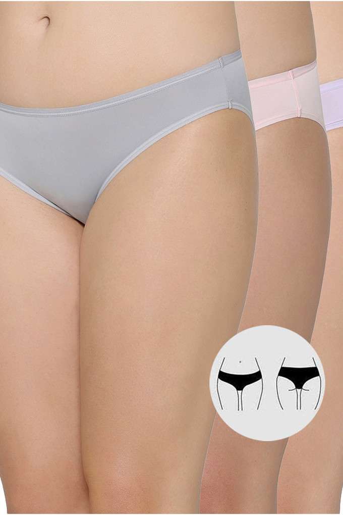 Nylon-Full-Coverage-Women-s-Briefs---Pack-of-3