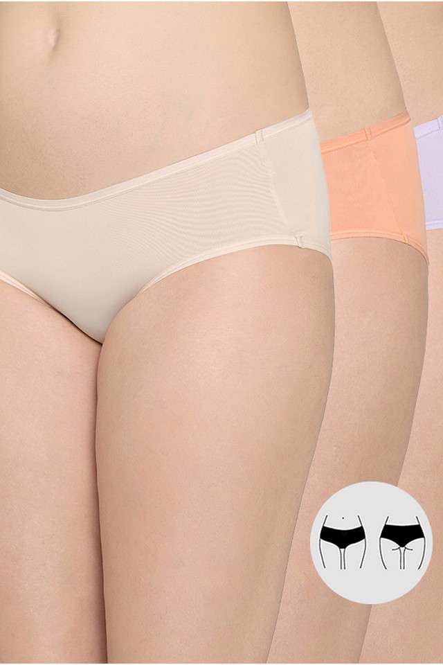 Nylon-Full-Coverage-Women-s-Panties---Pack-of-3