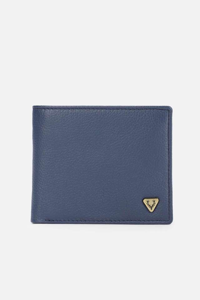 Solid-Pure-Leather-Men-s-Formal-Bi-Fold-Wallet