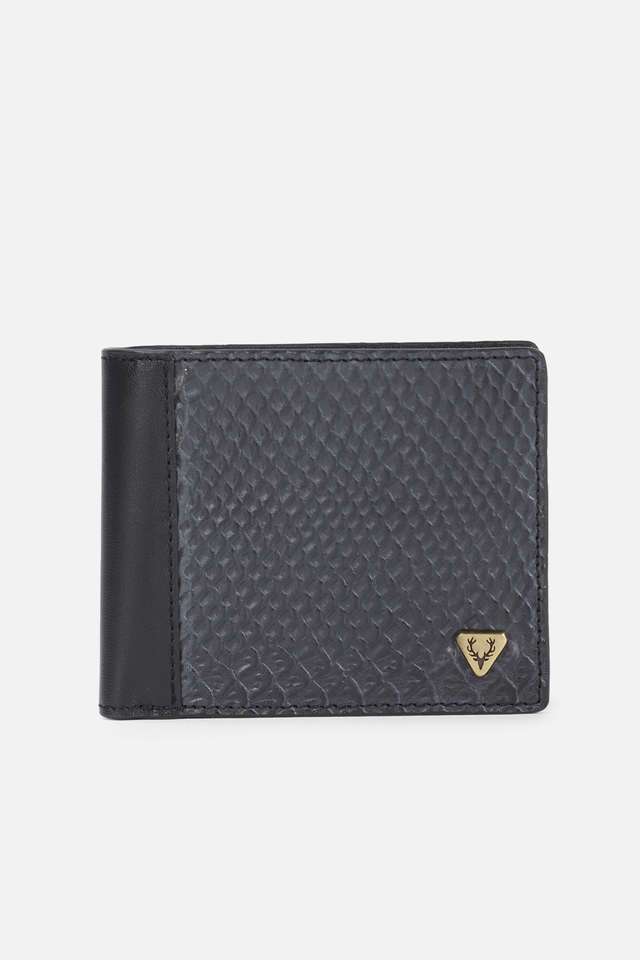 Solid-Pure-Leather-Men-s-Formal-Bi-Fold-Wallet