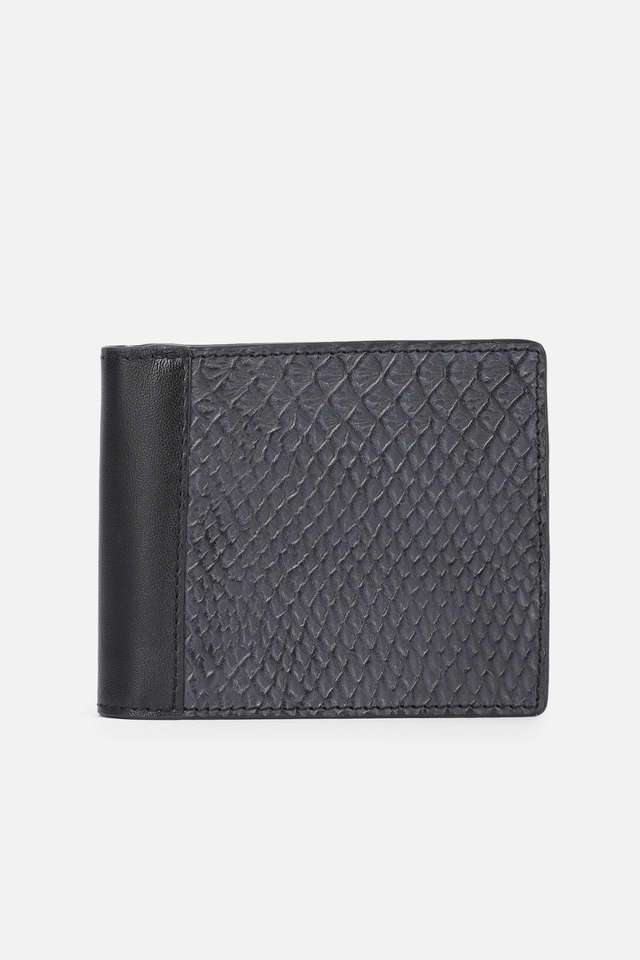 Solid-Pure-Leather-Men-s-Formal-Bi-Fold-Wallet