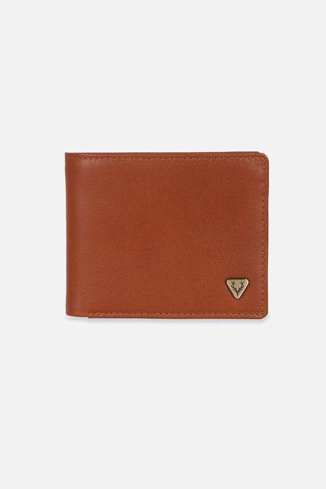 Solid-Pure-Leather-Men-s-Formal-Bi-Fold-Wallet