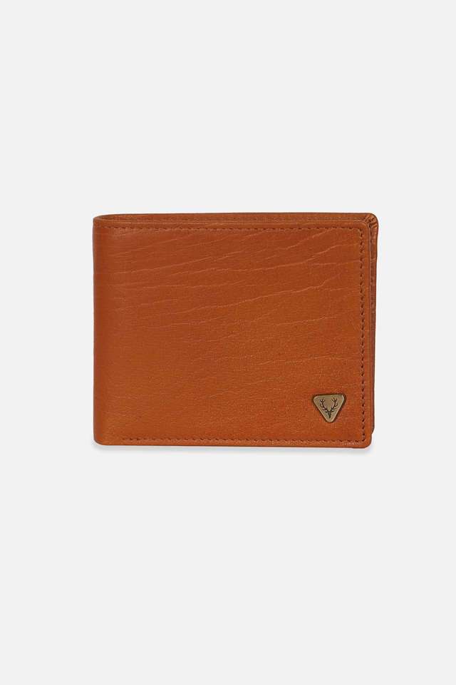 Solid-Pure-Leather-Men-s-Formal-Bi-Fold-Wallet