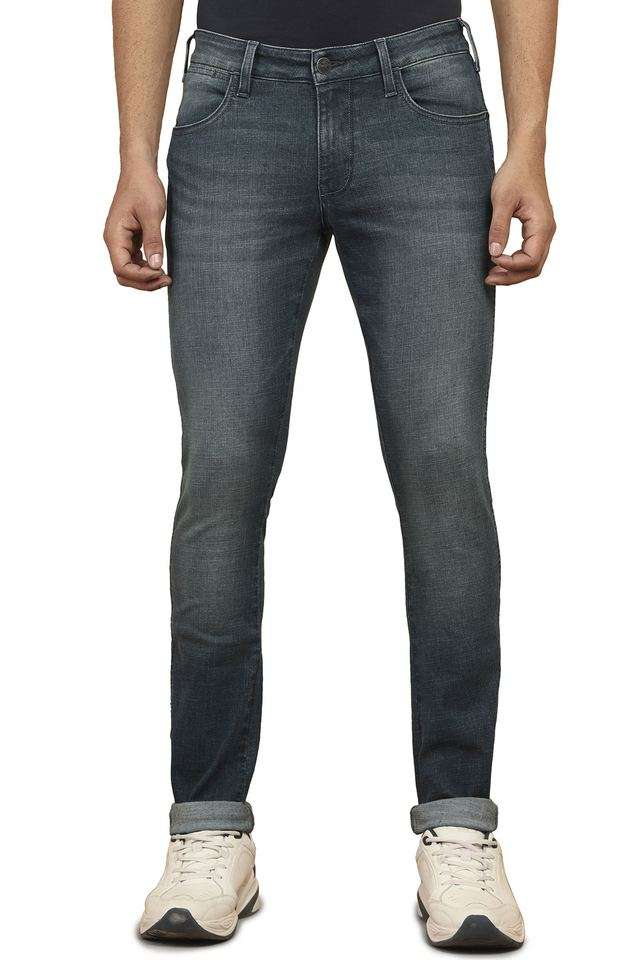 Light-Wash-Cotton-Skinny-Fit-Men-s-Jeans