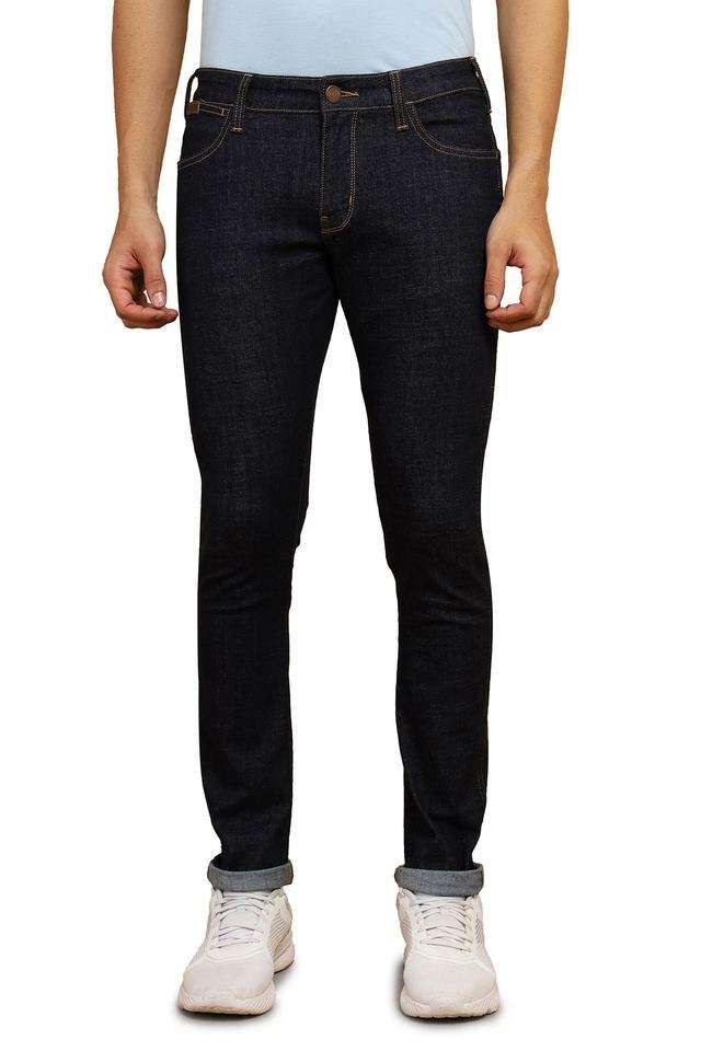 Light-Wash-Cotton-Skinny-Fit-Men-s-Jeans