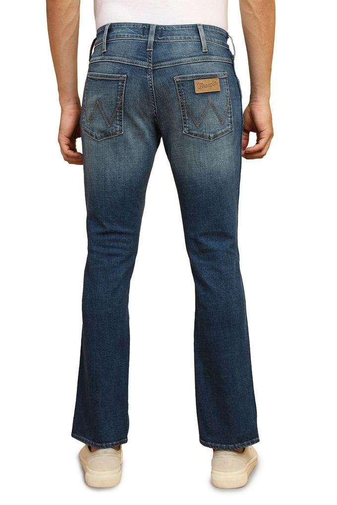 Light-Wash-Cotton-Polyester-Fleece-Regular-Fit-Men-s-Jeans