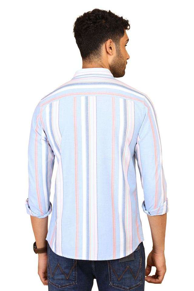Stripes-Cotton-Regular-Fit-Men-s-Casual-Wear-Shirt