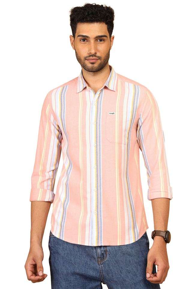 Stripes-Cotton-Regular-Fit-Men-s-Casual-Wear-Shirt
