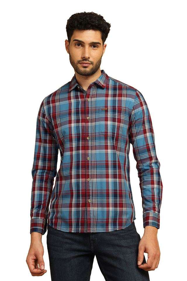 Checks-Cotton-Regular-Fit-Men-s-Casual-Wear-Shirt