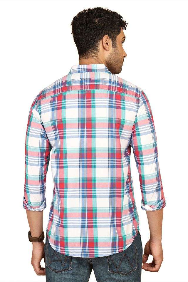 Checks-Cotton-Regular-Fit-Men-s-Casual-Wear-Shirt