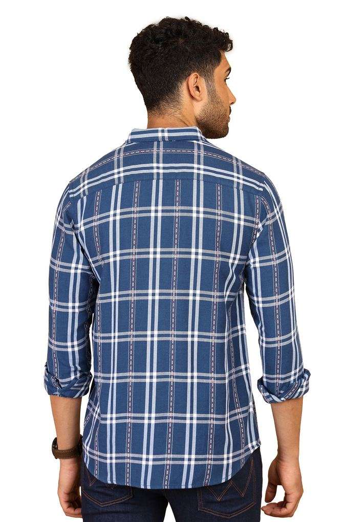 Checks-Cotton-Regular-Fit-Men-s-Casual-Wear-Shirt
